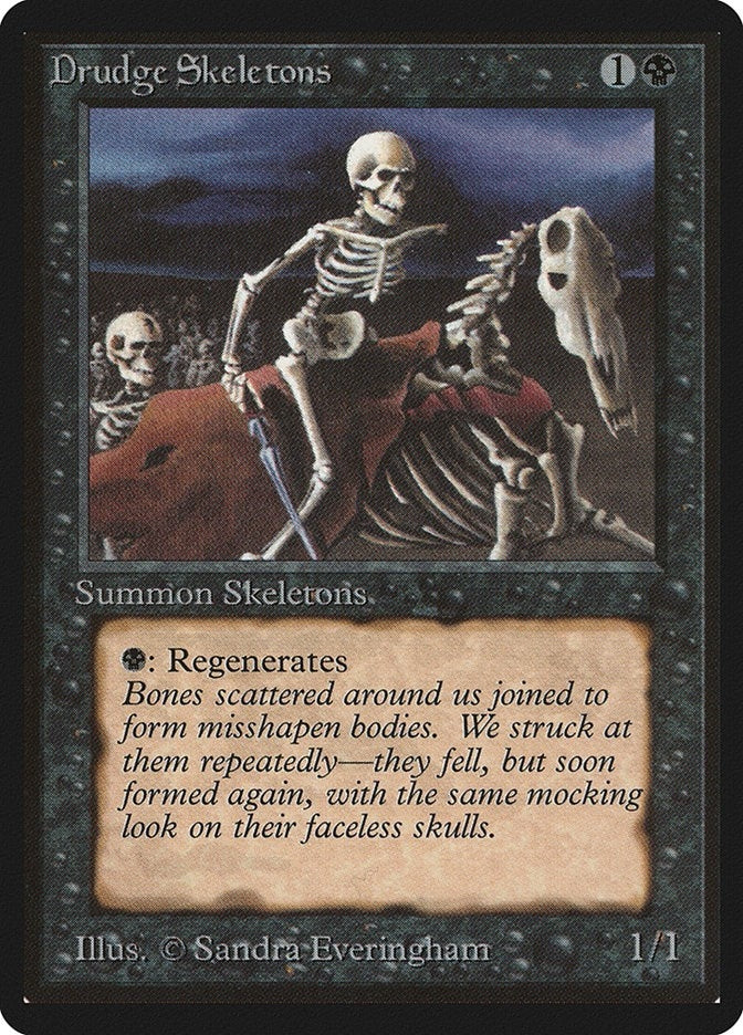 Image for Drudge Skeletons [Beta Edition] - Magic: The Gathering