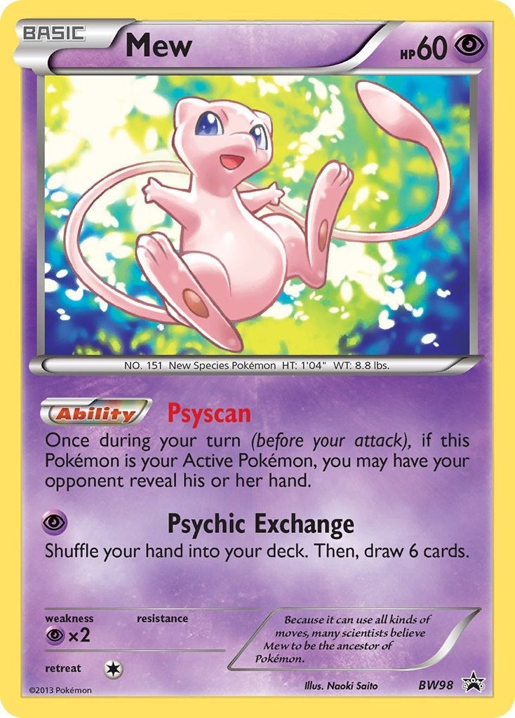 Image for Mew - BW98 (BW98) [Black and White Promos] - Pokemon