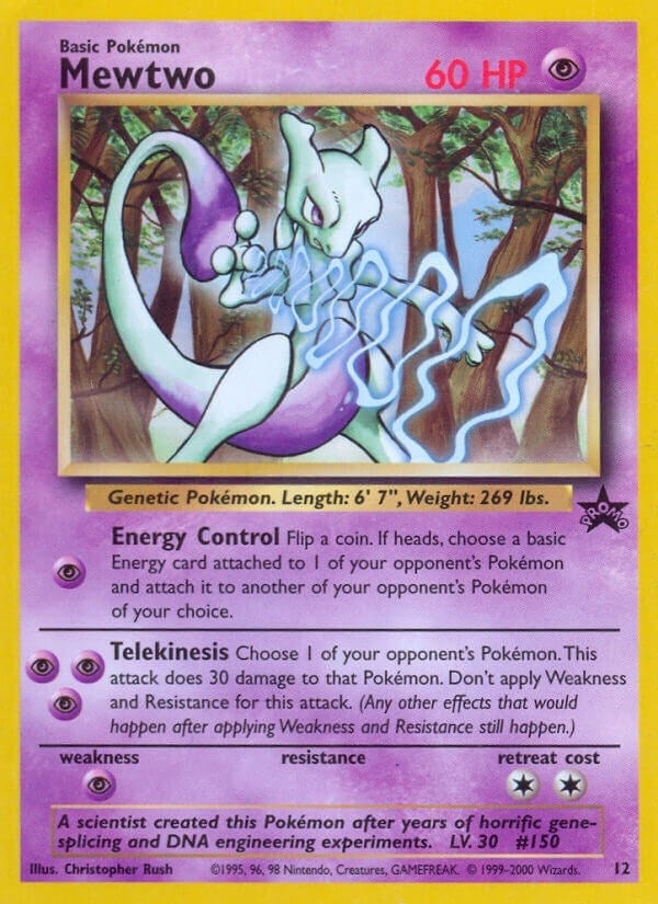 Mewtwo (12) (12/53) [WoTC Promo]