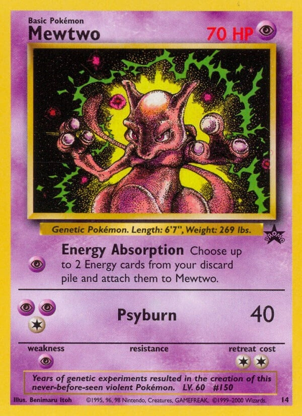 Mewtwo (14) (14/53) [WoTC Promo]