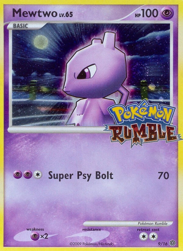 Image for Mewtwo (9) [Rumble] - Pokemon