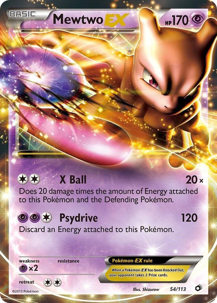 Image for Mewtwo EX (54/113) [Legendary Treasures] - Pokemon