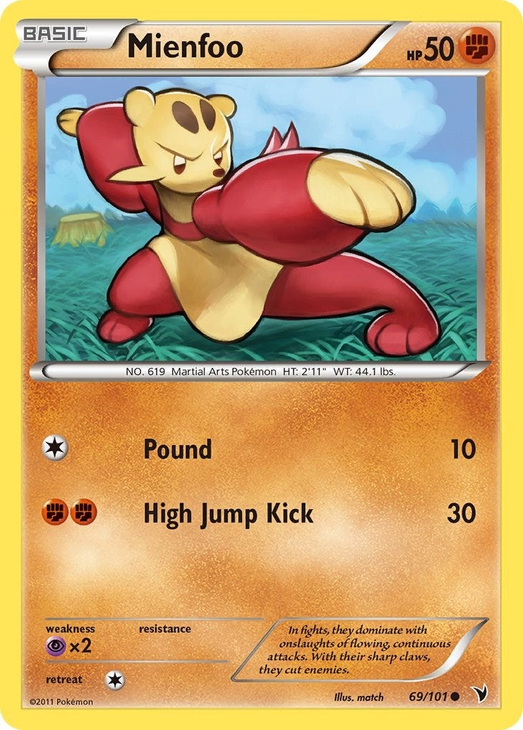 Image for Mienfoo (69/101) [Noble Victories] - Pokemon