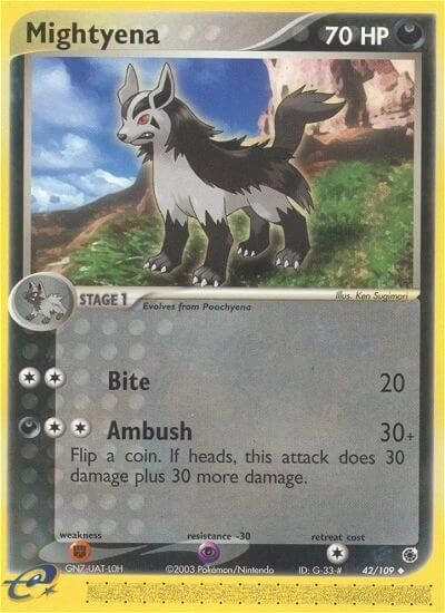 Image for Mightyena (42/109) [Ruby and Sapphire] - Pokemon