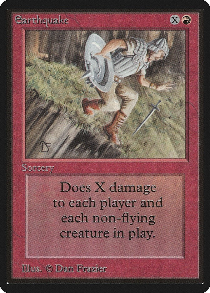 Image for Earthquake [Beta Edition] - Magic: The Gathering