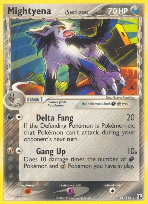 Image for Mightyena (Delta Species) (24/113) [Delta Species] - Pokemon