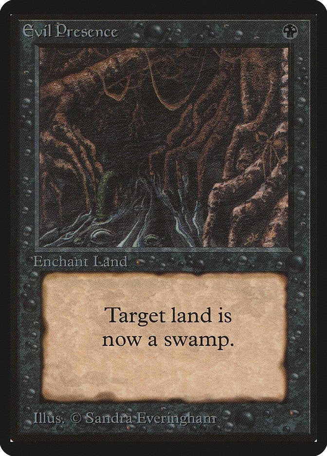 Image for Evil Presence [Beta Edition] - Magic: The Gathering