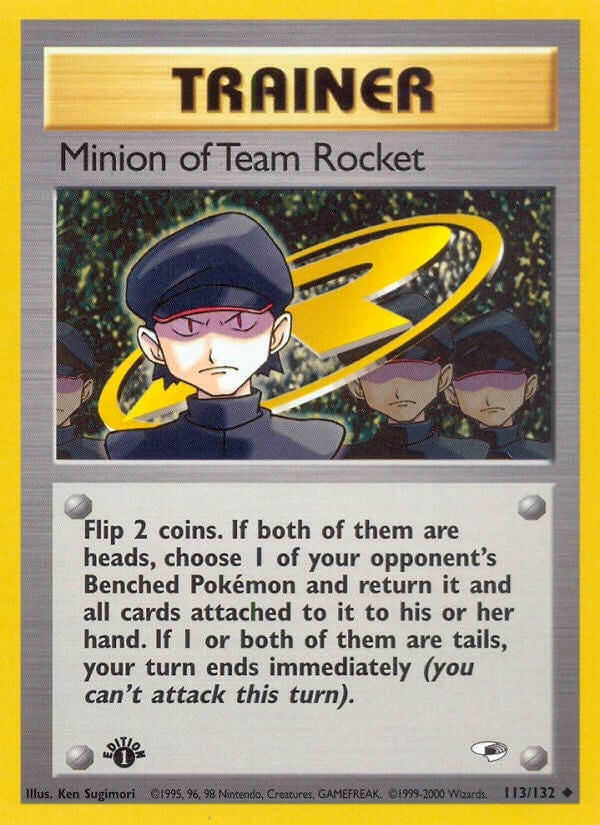 Image for Minion of Team Rocket (113/132) [Gym Heroes] - Pokemon