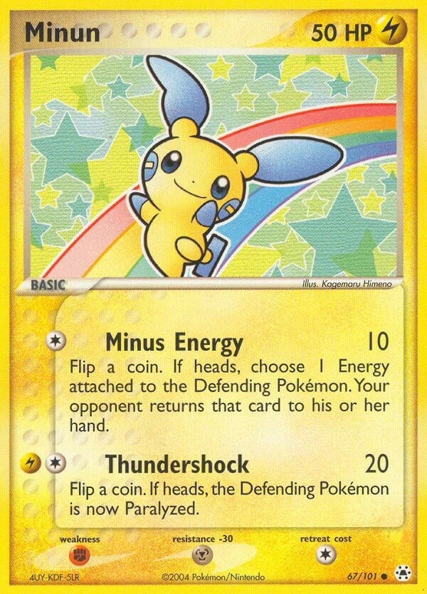 Image for Minun (67/101) [Hidden Legends] - Pokemon