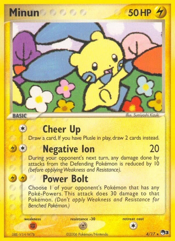 Image for Minun (004/017) [POP Series 3] - Pokemon