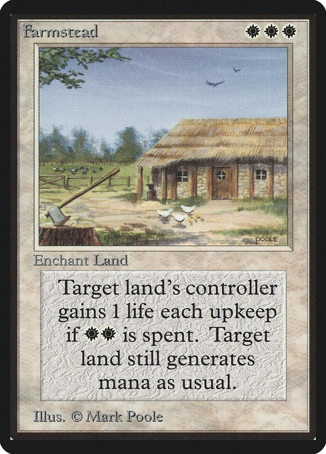 Image for Farmstead [Beta Edition] - Magic: The Gathering