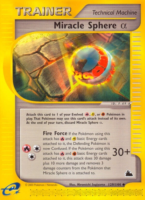 Image for Miracle Sphere Alpha (129/144) [Skyridge] - Pokemon