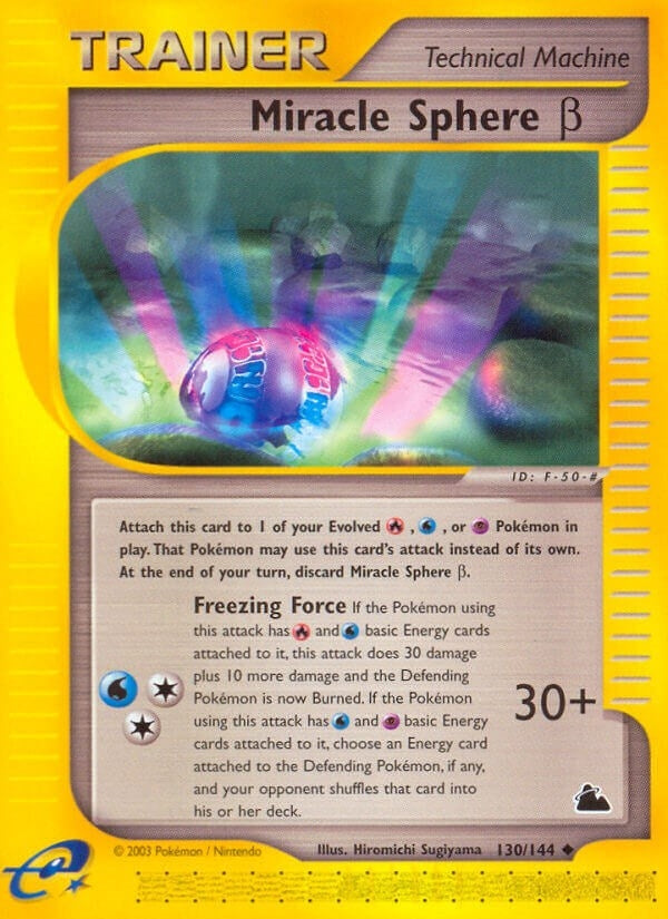 Image for Miracle Sphere Beta (130/144) [Skyridge] - Pokemon