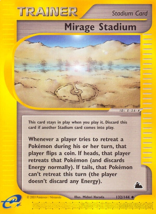 Image for Mirage Stadium (132/144) [Skyridge] - Pokemon