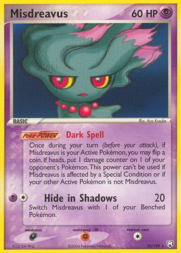 Image for Misdreavus (25/109) [Team Rocket Returns] - Pokemon