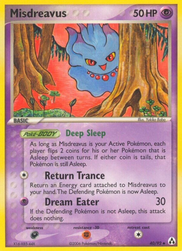 Image for Misdreavus (40/92) [Legend Maker] - Pokemon