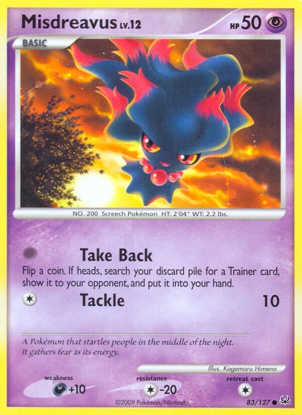 Image for Misdreavus (83/127) [Platinum] - Pokemon