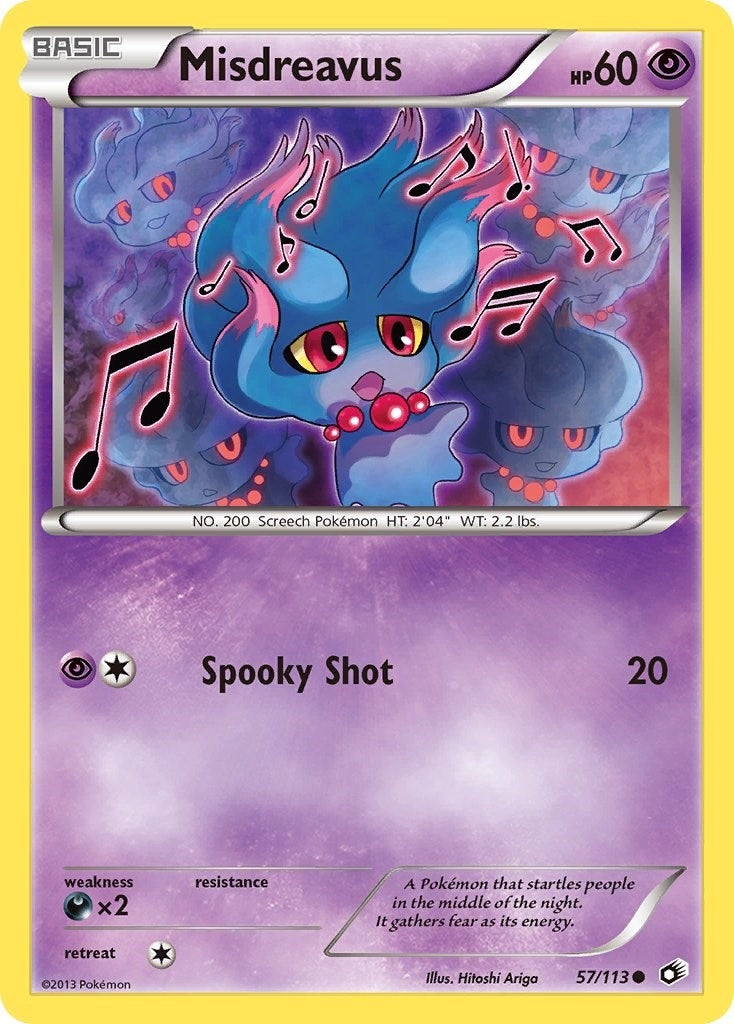 Image for Misdreavus (57/113) [Legendary Treasures] - Pokemon