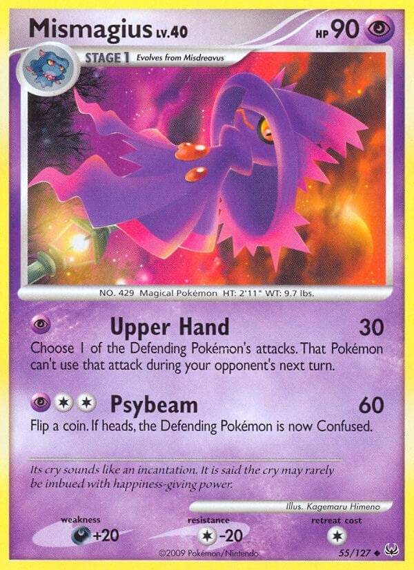 Image for Mismagius (55/127) [Platinum] - Pokemon