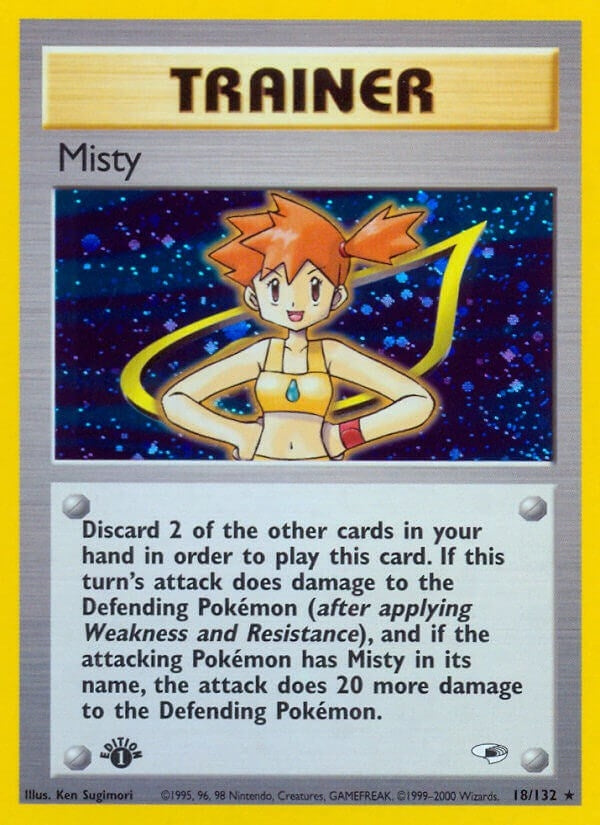 Image for Misty (18) (018/132) [Gym Heroes] - Pokemon