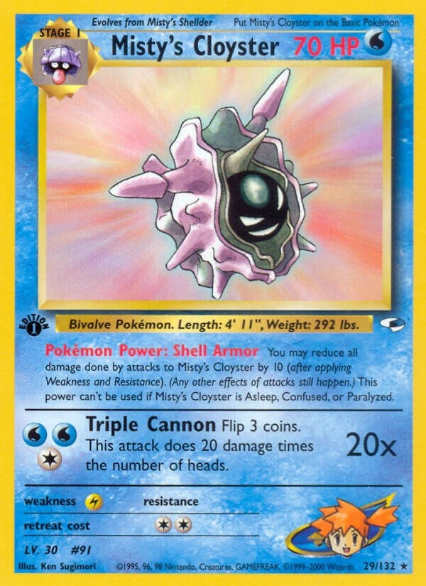 Image for Misty's Cloyster (029/132) [Gym Heroes] - Pokemon