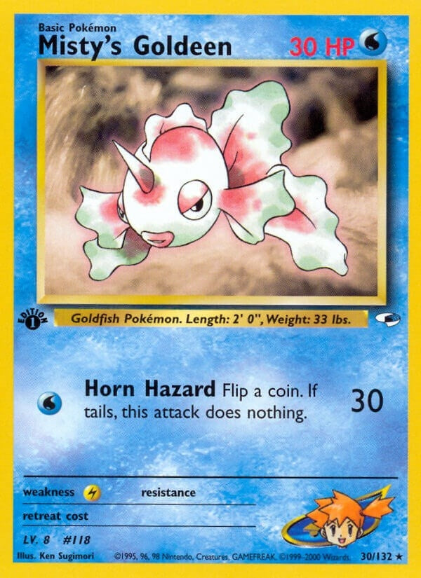 Image for Misty's Goldeen (30) (030/132) [Gym Heroes] - Pokemon