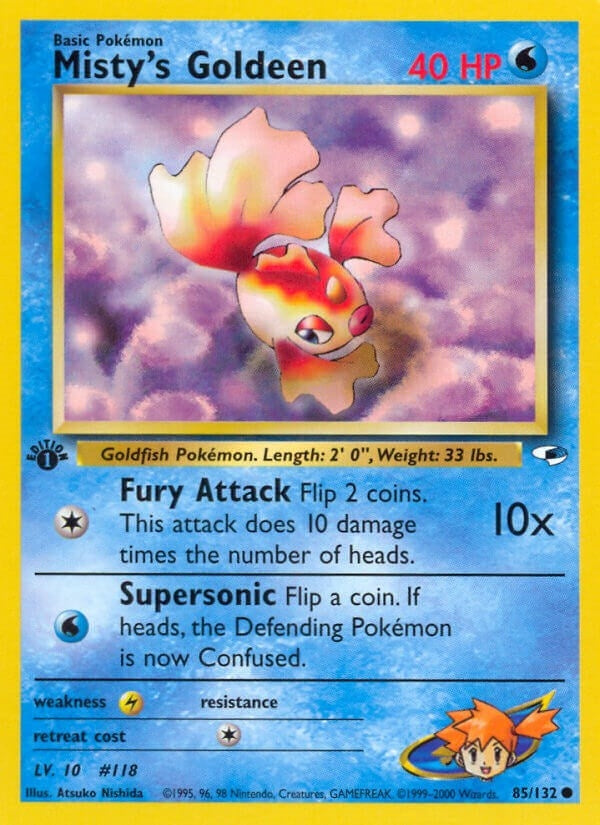 Image for Misty's Goldeen (85) (085/132) [Gym Heroes] - Pokemon