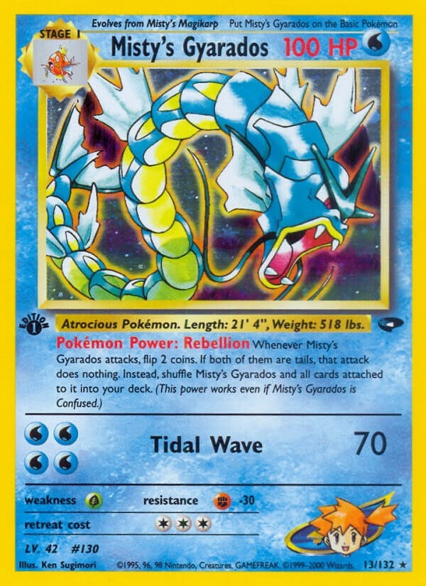 Image for Misty's Gyarados (013/132) [Gym Challenge] - Pokemon