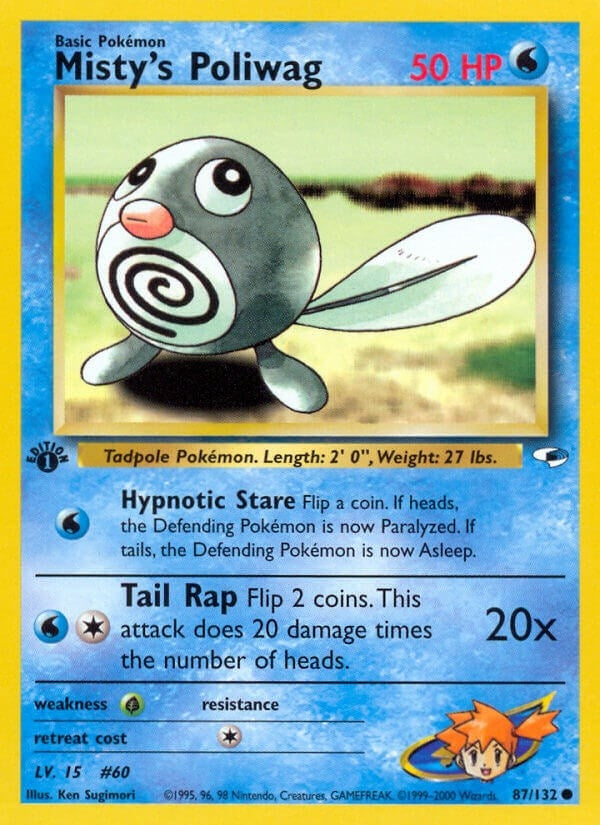 Image for Misty's Poliwag (087/132) [Gym Heroes] - Pokemon