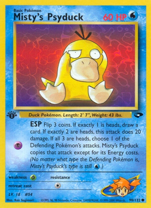 Image for Misty's Psyduck (090/132) [Gym Challenge] - Pokemon
