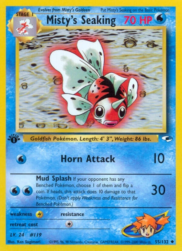 Image for Misty's Seaking (055/132) [Gym Heroes] - Pokemon