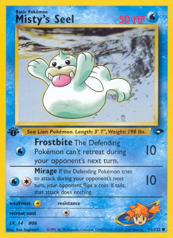 Image for Misty's Seel (091/132) [Gym Challenge] - Pokemon