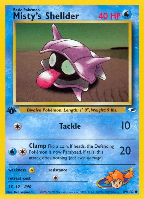 Image for Misty's Shellder (089/132) [Gym Heroes] - Pokemon