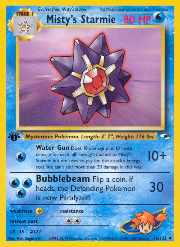 Image for Misty's Starmie (056/132) [Gym Heroes] - Pokemon