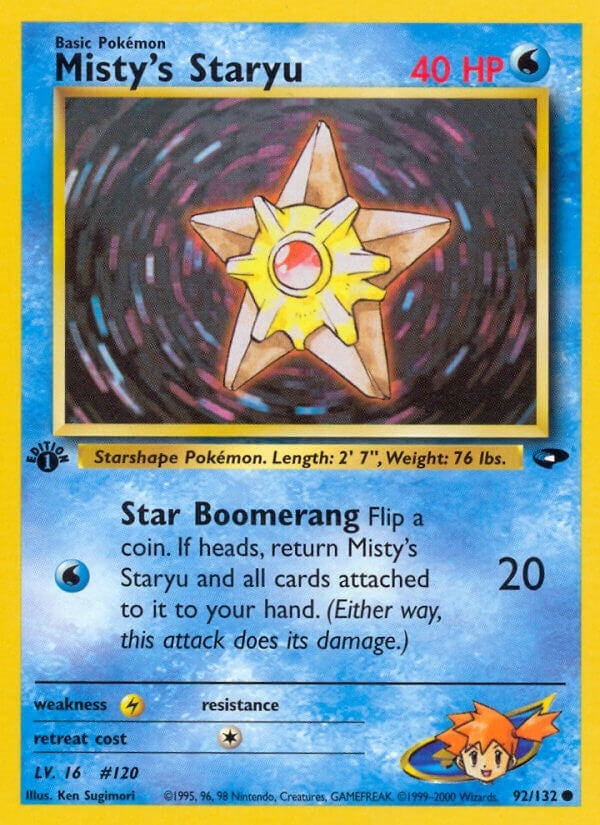 Image for Misty's Staryu (092/132) [Gym Challenge] - Pokemon