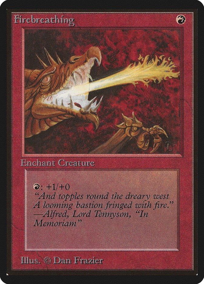 Image for Firebreathing [Beta Edition] - Magic: The Gathering