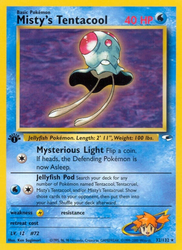 Image for Misty's Tentacool (32) (032/132) [Gym Heroes] - Pokemon