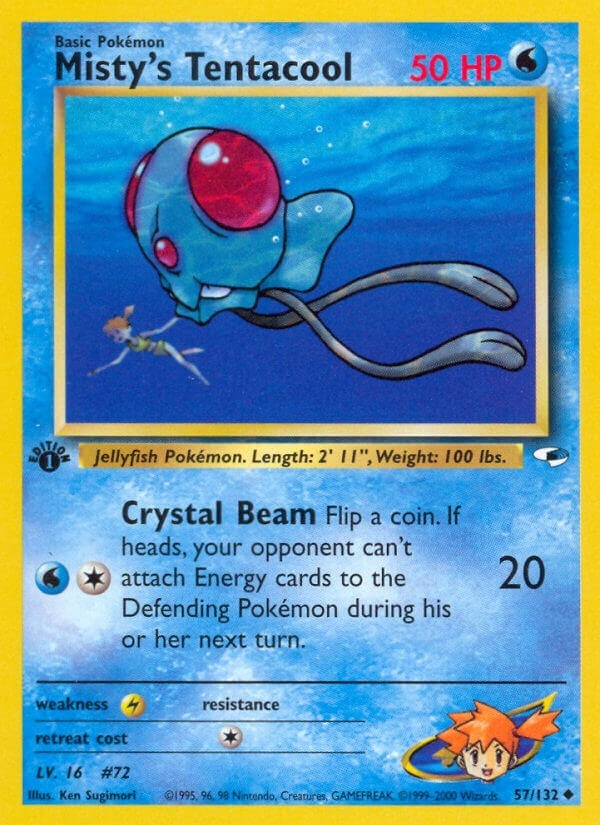 Image for Misty's Tentacool (57) (057/132) [Gym Heroes] - Pokemon