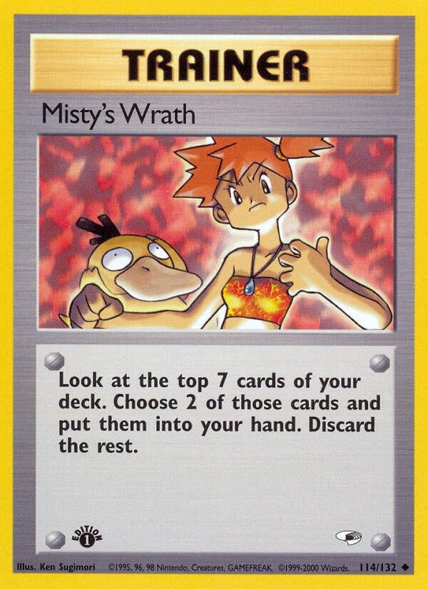 Image for Misty's Wrath (114/132) [Gym Heroes] - Pokemon