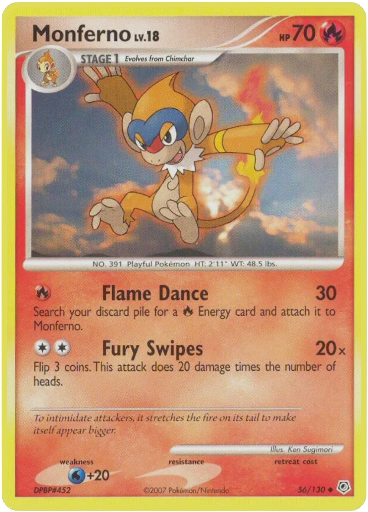 Image for Monferno (56/130) [Diamond and Pearl] - Pokemon