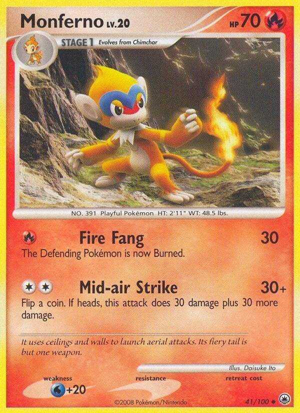 Image for Monferno (41/100) [Majestic Dawn] - Pokemon
