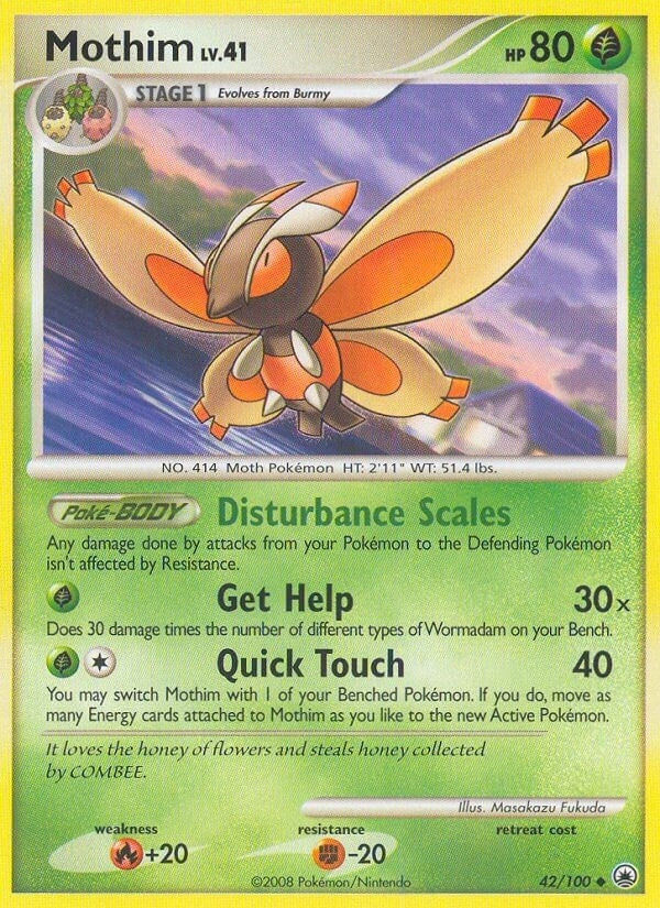 Image for Mothim (42/100) [Majestic Dawn] - Pokemon