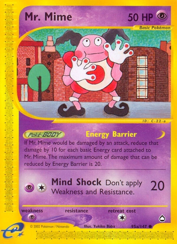 Mr. Mime (95a) (095a/147) [Aquapolis]
