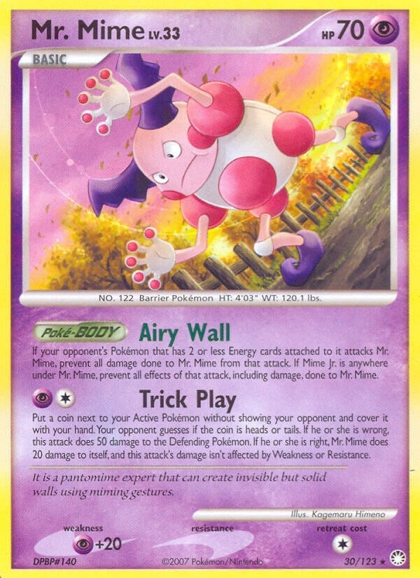 Image for Mr. Mime (30/123) [Mysterious Treasures] - Pokemon