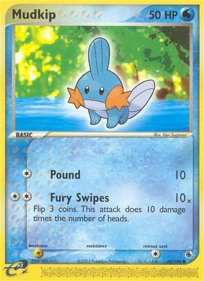 Image for Mudkip (60/109) [Ruby and Sapphire] - Pokemon
