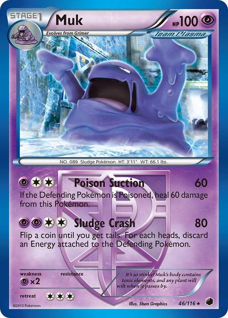 Image for Muk (Team Plasma) (46/116) [Plasma Freeze] - Pokemon