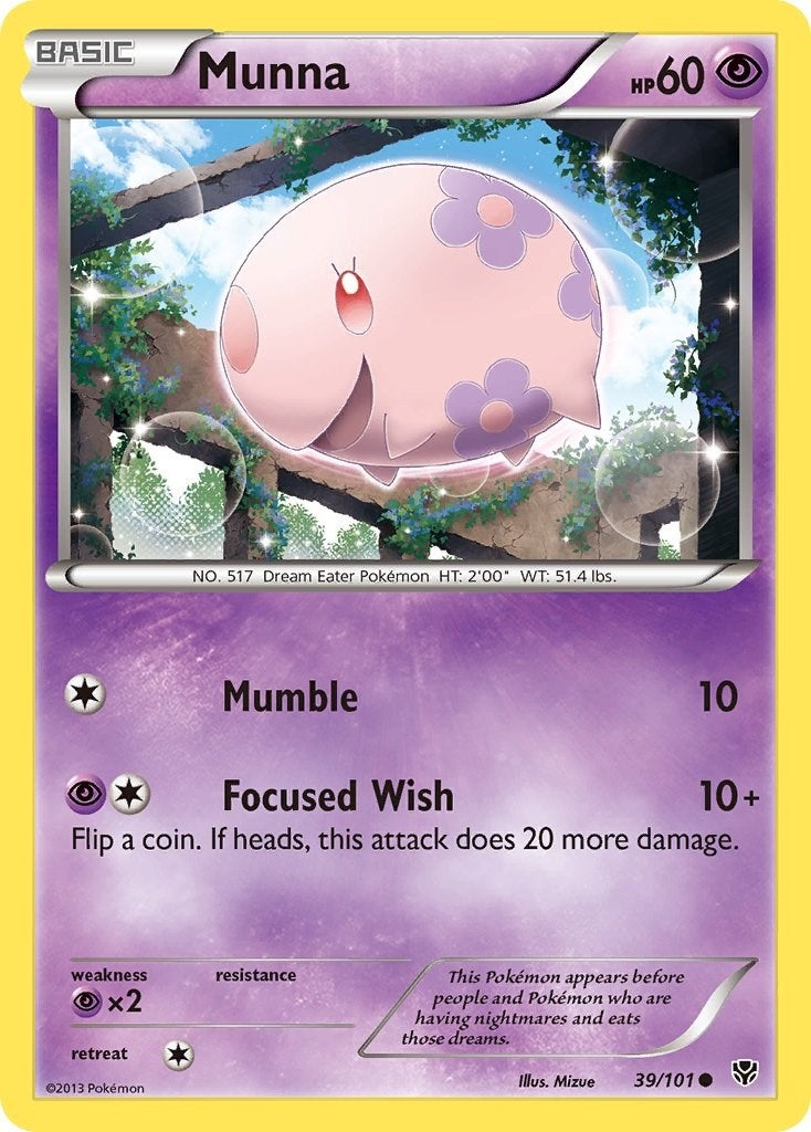 Image for Munna (39/101) [Plasma Blast] - Pokemon