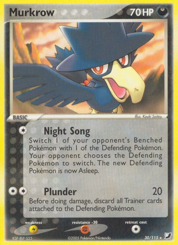 Image for Murkrow (30/115) [Unseen Forces] - Pokemon