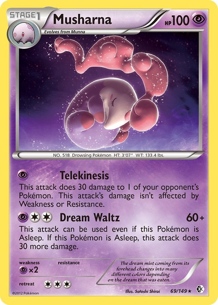 Image for Musharna (69/149) [Boundaries Crossed] - Pokemon