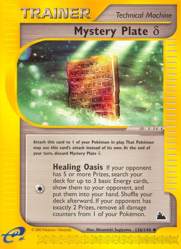 Image for Mystery Plate Delta (136/144) [Skyridge] - Pokemon